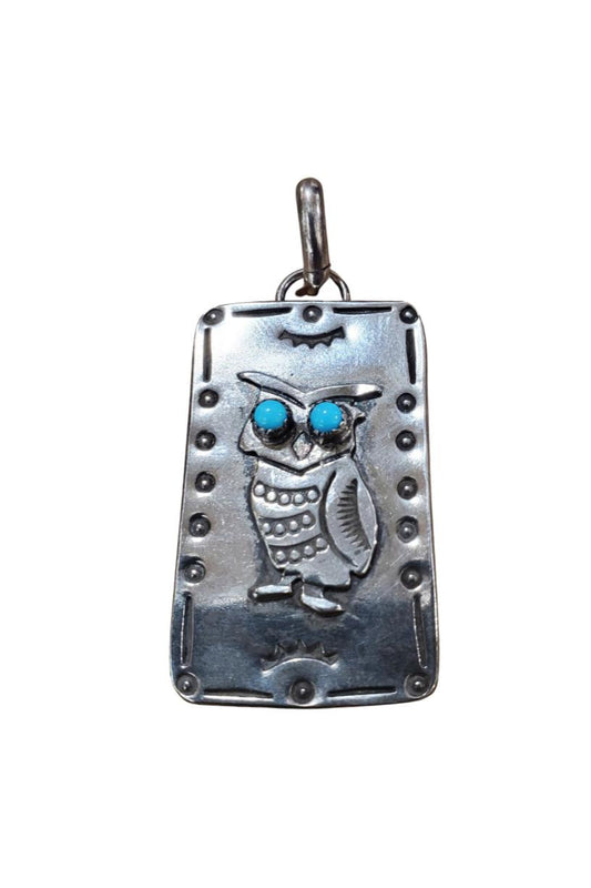 Double D Wise Owl Charm