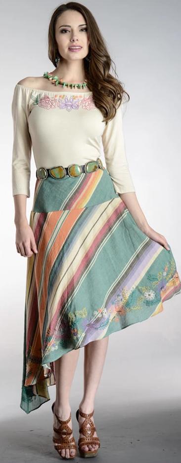 Vintage Collection St Tropez Asym Skirt-CRR