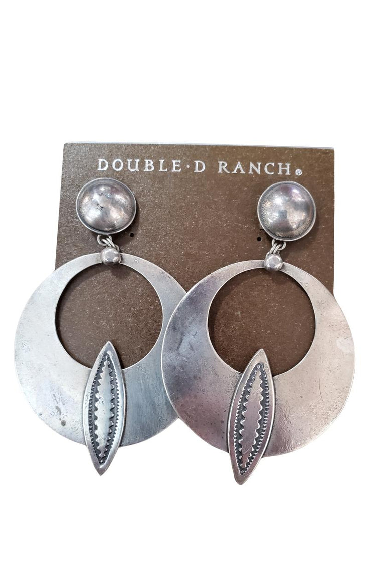 Double D Flat Mountain Earrings