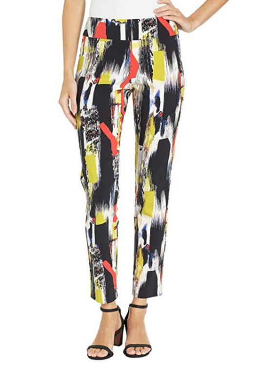Krazy Larry Abstract Pull On Ankle Pant