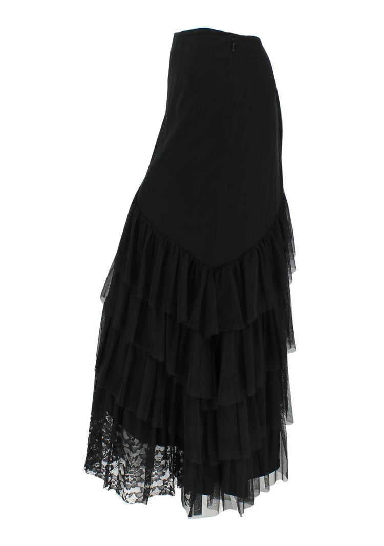 Vintage Collection Asymmetrical Ruffle Skirt