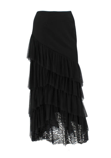 Vintage Collection Asymmetrical Ruffle Skirt