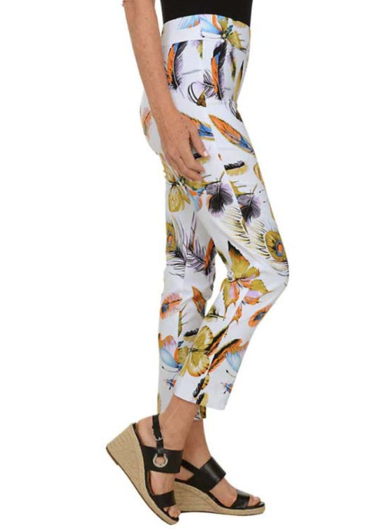 Krazy Larry Butterfly Pull On Ankle Pant