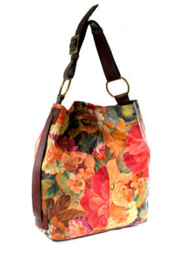 Mira Flores Floral Hobo Handbag