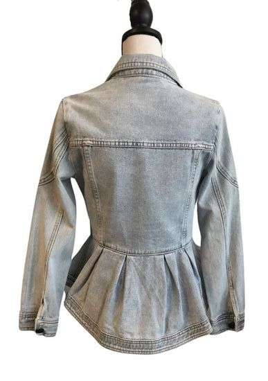 Madonna and Co Denim Peplum Jacket