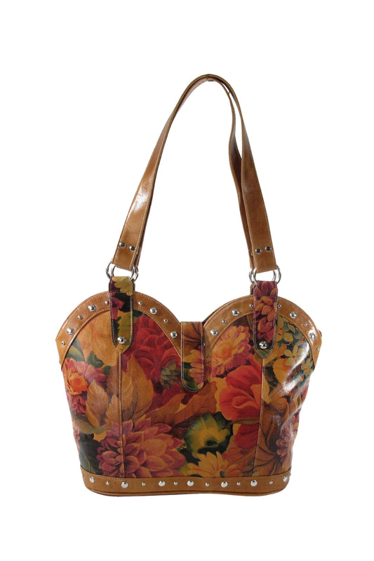 Mira Flores Floral Boot Bag