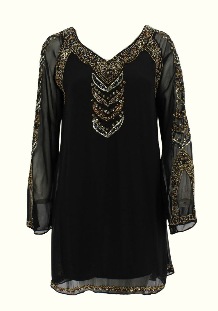 Vintage Collection Black Night Dress/Tunic