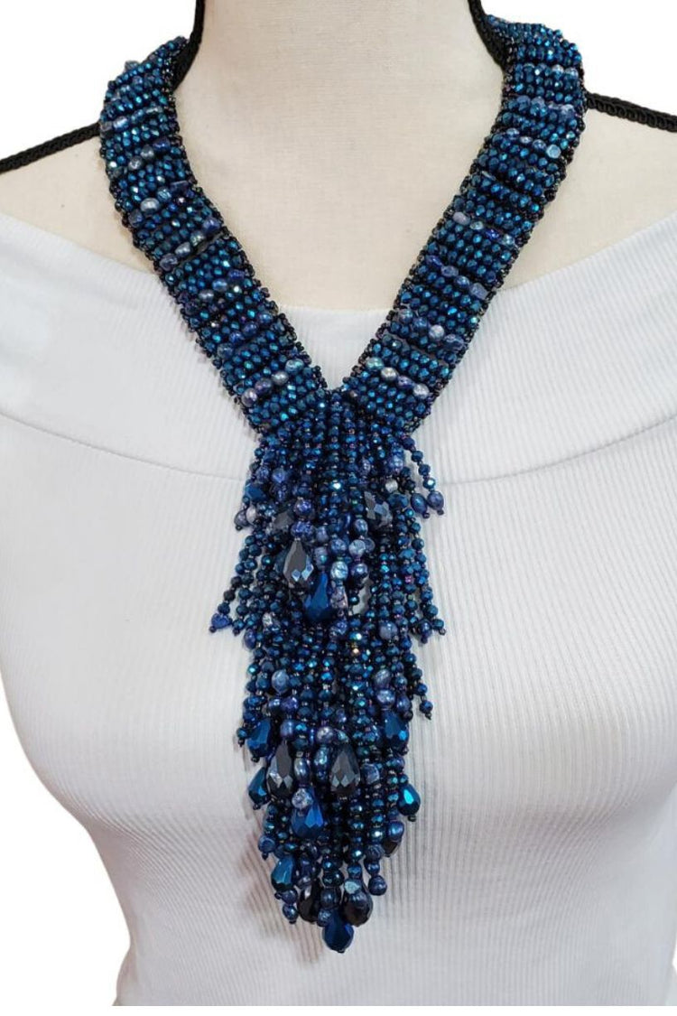 Jackie Jones Shades of Blue Necklace