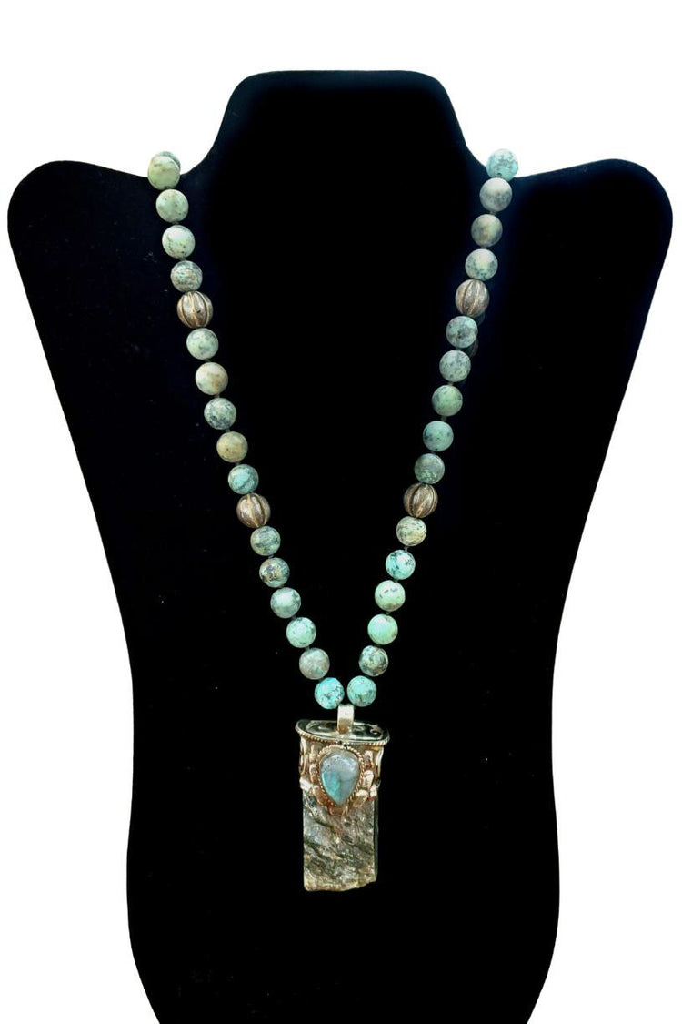 Erin Knight Necklace with Stone Pendant