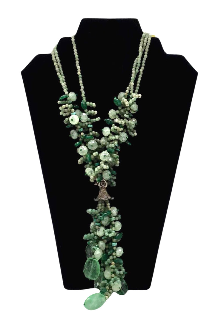  Jackie Jones Verdant Crystal Necklace 