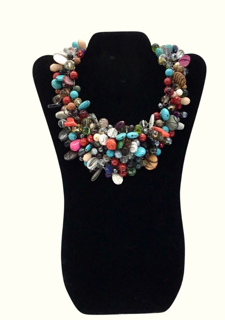  Jackie Jones Multicolor Collar Necklace 