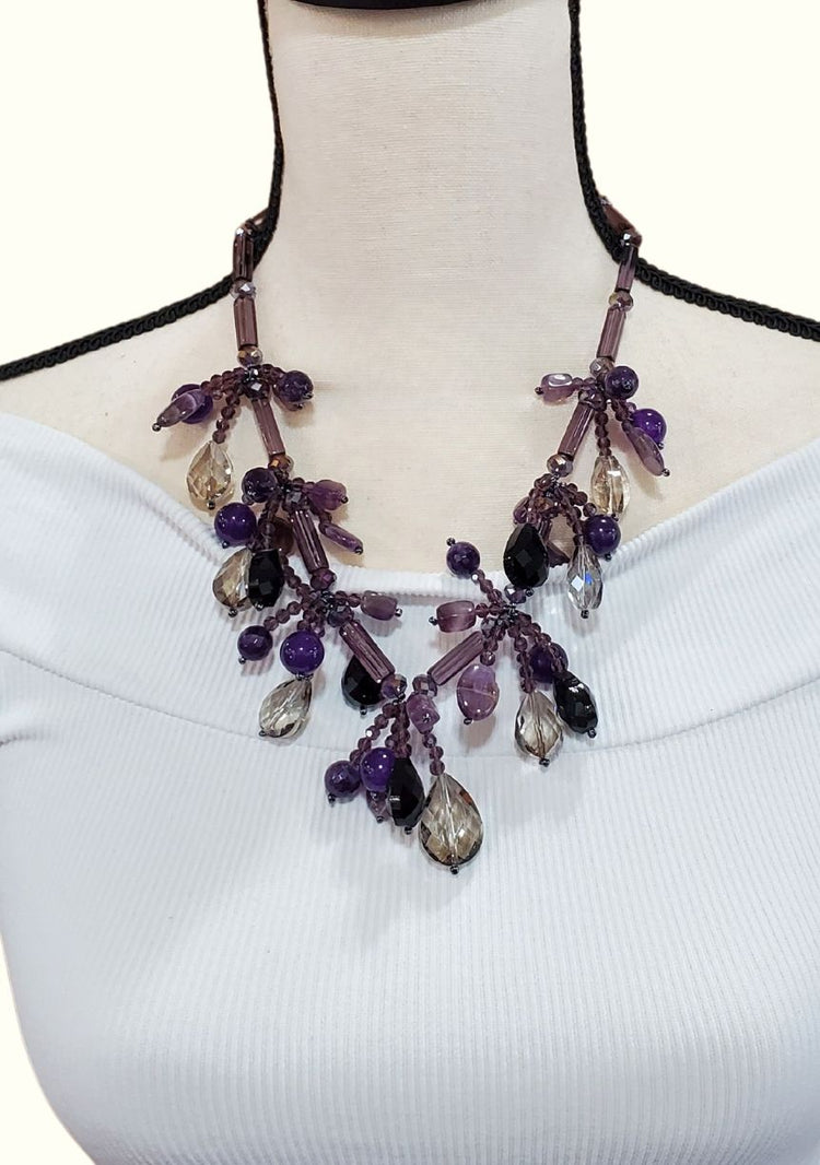 Jackie Jones Purple Serenity Necklace