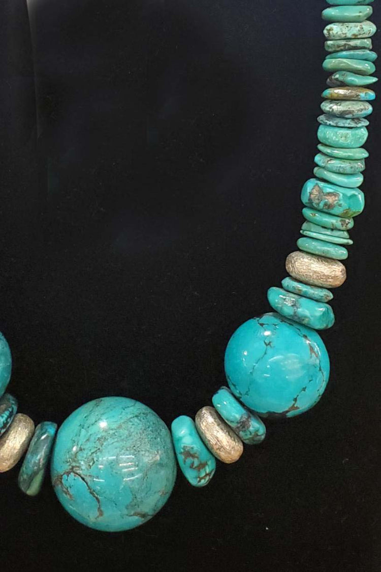 Paige Wallace Turquoise Nugget Necklace