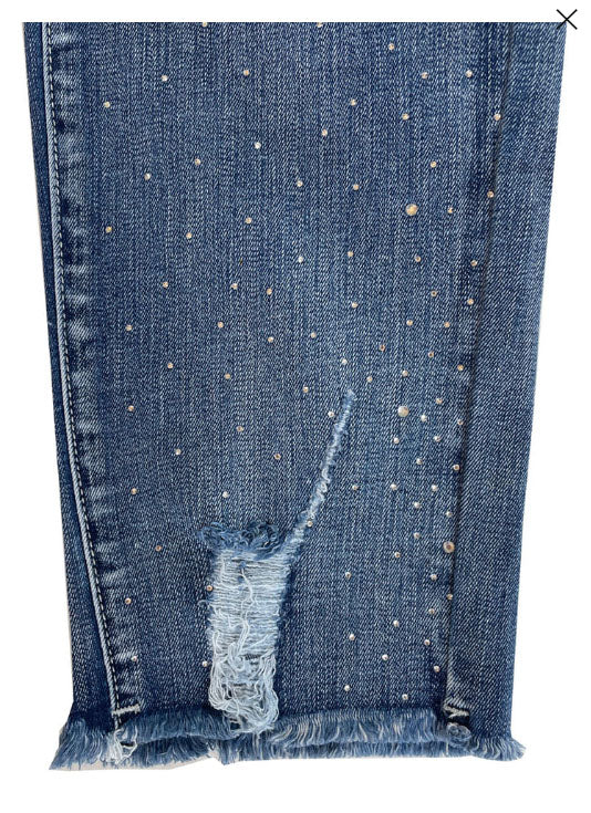 Ethyl Waterfall Bling Denim Jeans