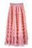 WAY Dusty Pink Mesh Ruffle Skirt