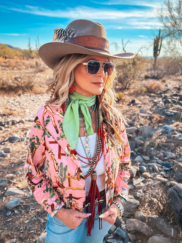 Silverado Sylvia Jacket in Cowgirls Pink