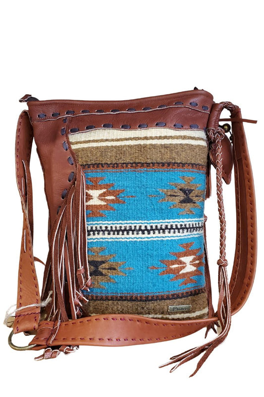 Pranee Santa Fe Phoenix Leather Bucket Bag 