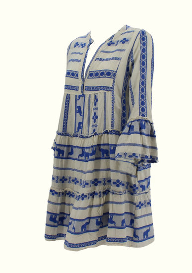 Sofia Blue Elephant Tori Dress