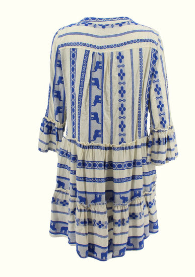 Sofia Blue Elephant Tori Dress