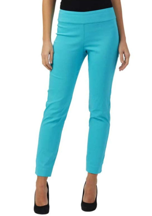Krazy Larry Turquoise Pull On Ankle Pant