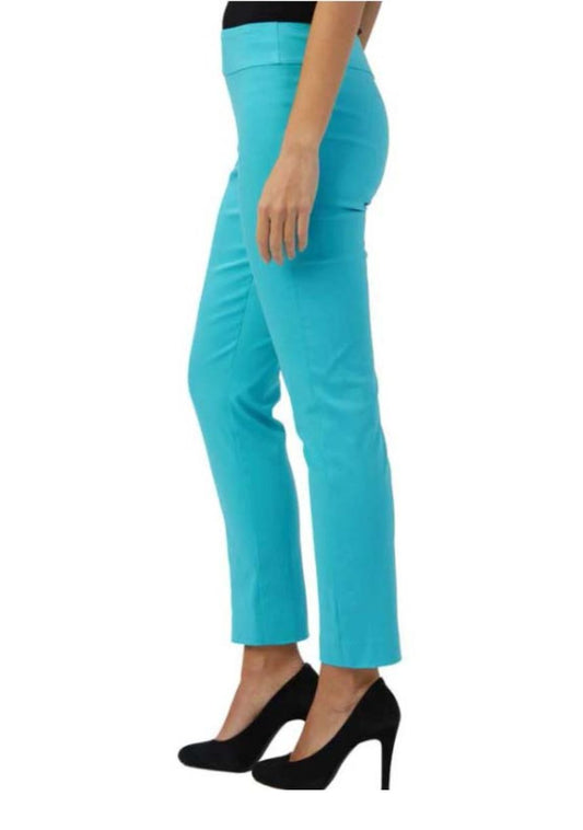 Krazy Larry Turquoise Pull On Ankle Pant