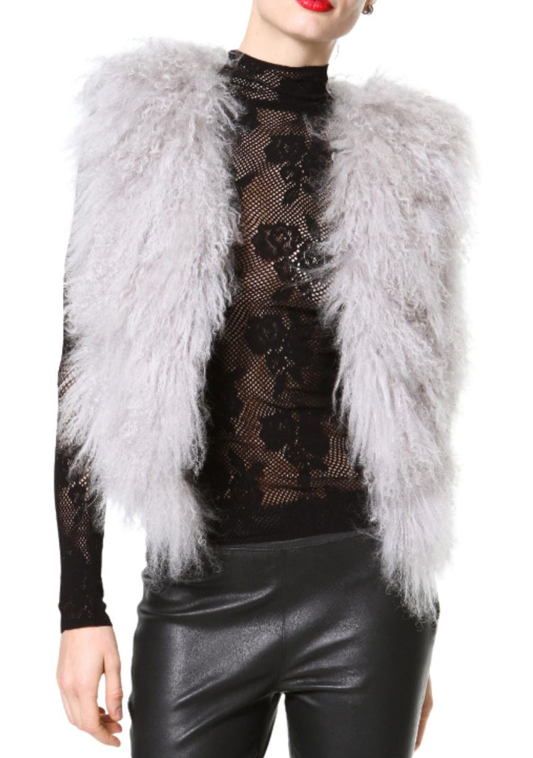 Madonna and Co Mongolian Fur Vest