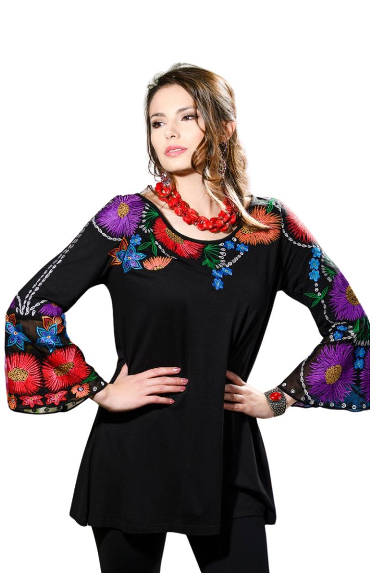 Vintage Collection Black Lydia Tunic