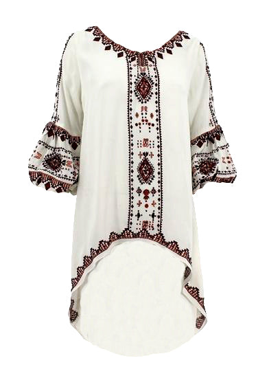 Vintage Collection Ivory Adele Tunic-CRR