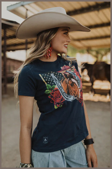 Rodeo Quincy You're A Grand Old Flag Tee