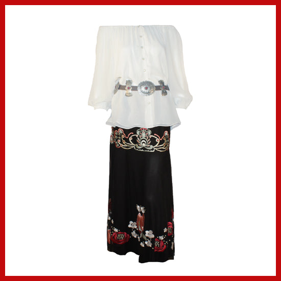 Vintage Collection Mayan Rose Skirt
