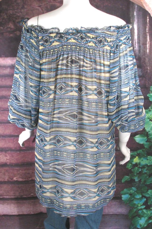 Vintage Collection Peace Pipe Smocked Tunic-CRR
