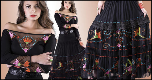 Vintage Collection Exotica Long Skirt-CRR