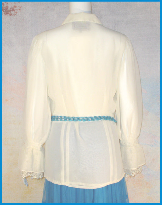 Vintage Collection Ivory Two Pocket Blouse-CRR