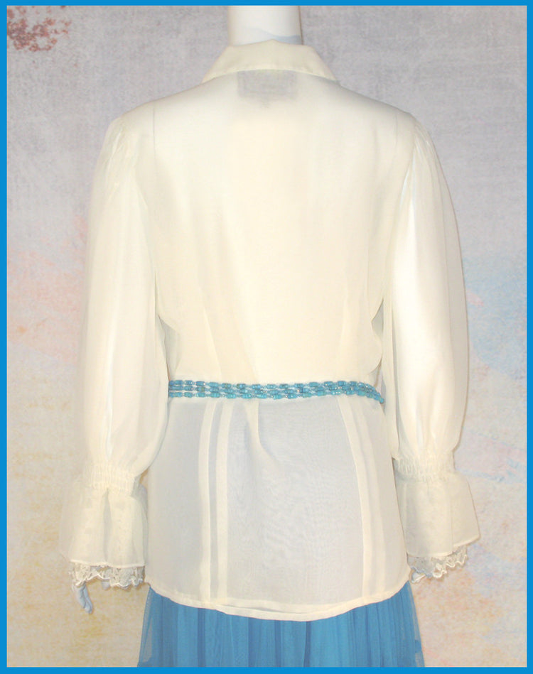 Vintage Collection Ivory Two Pocket Blouse