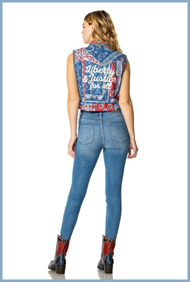 Double D Ranchwear Liberty & Justice For All Vest