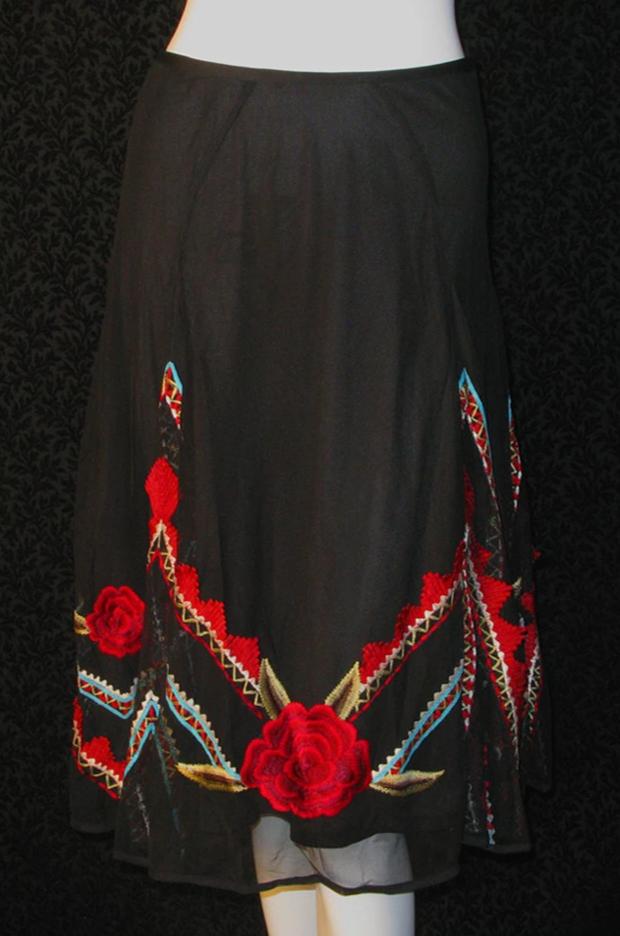 Vintage Collection Aztec Rose Short Skirt-CRR